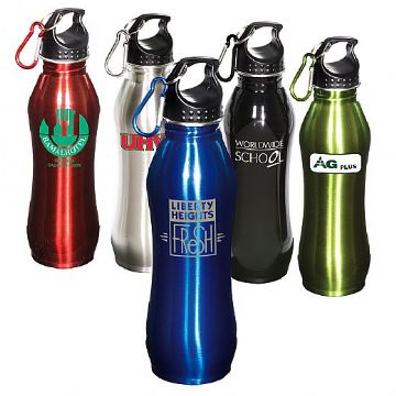   Hot Selling Free Shipping New Wave Satinless Steel 304 Material Sport Bottle,W
